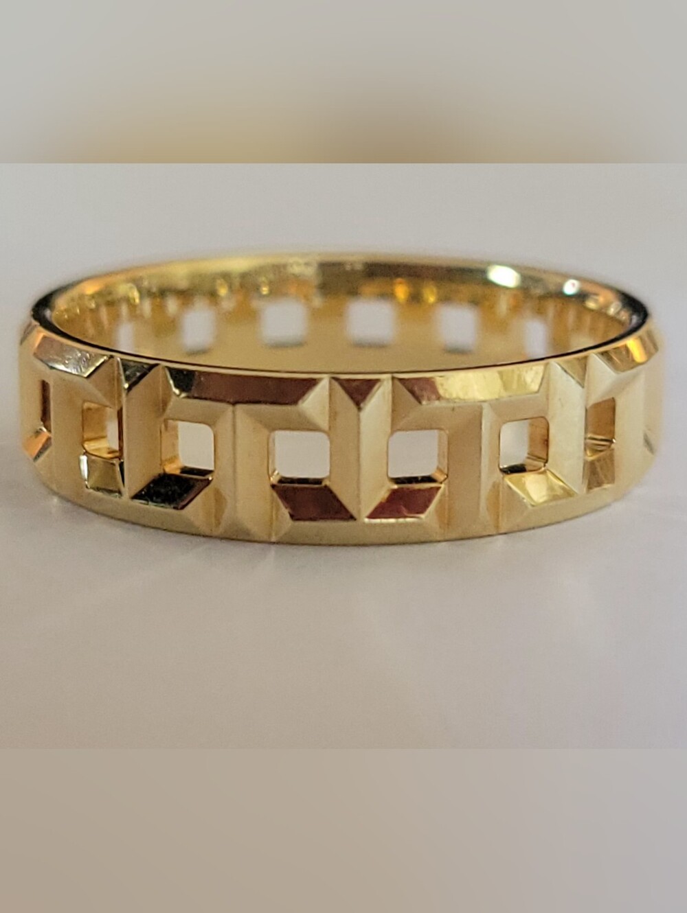 Genuine TIFFANY & Co. Solid 18k Gold T RING - Picture 2 of 13